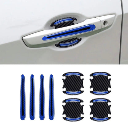 3D Reflective Door Handle Scratch Protector – Anti-Scratch & Safety Sticker Set