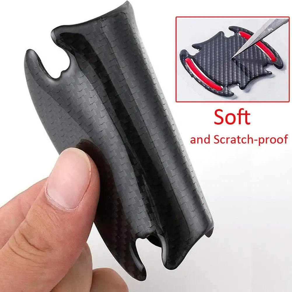 3D Reflective Door Handle Scratch Protector – Anti-Scratch & Safety Sticker Set