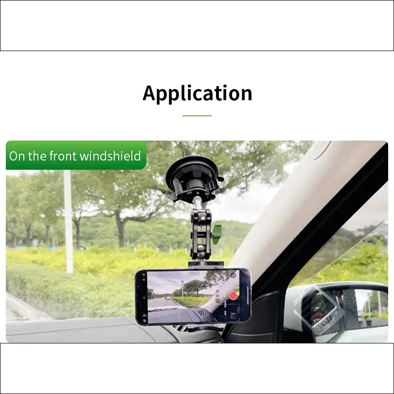 UNIVERSAL SUCTION CUP CAR PHONE HOLDER MOUNT ALUMINUM