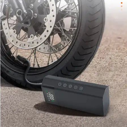 AC-C2812 CARSUN Cordless Car Tire Inflator – 12V Smart Wireless Air Pump with Digital Display