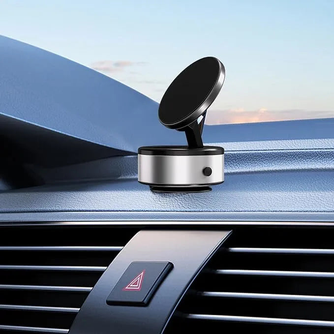TEL-MAG-X10 | Foldable Vacuum Suction Magnetic Car & Laptop Phone Mount