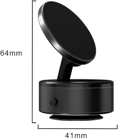 TEL-MAG-X10 | Foldable Vacuum Suction Magnetic Car & Laptop Phone Mount