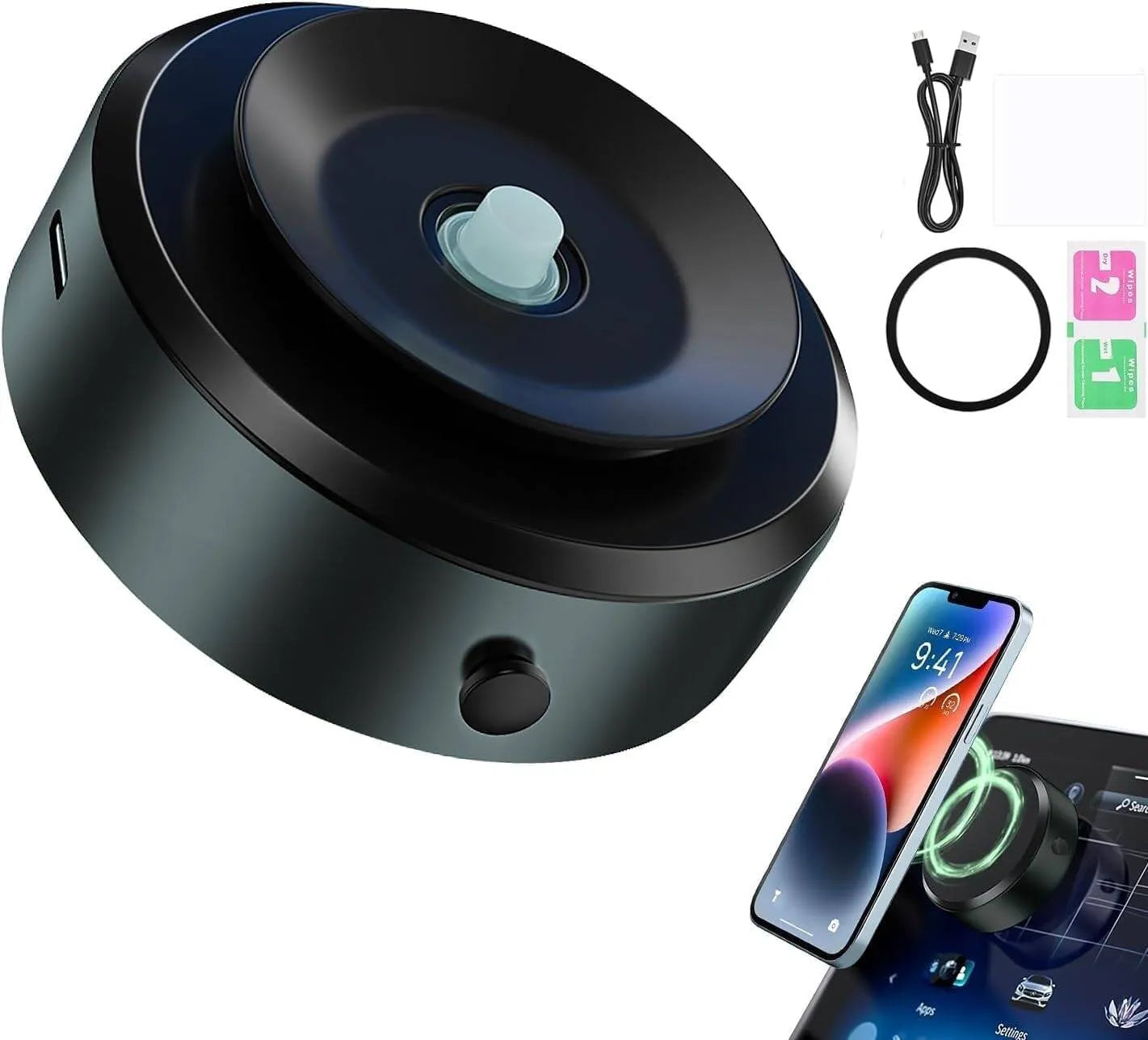TEL-MAG-X8 | Smart Electric Vacuum Suction Magnetic Car Phone Mount
