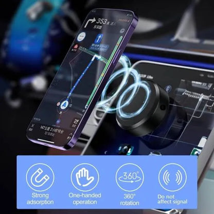 TEL-MAG-X8 | Smart Electric Vacuum Suction Magnetic Car Phone Mount