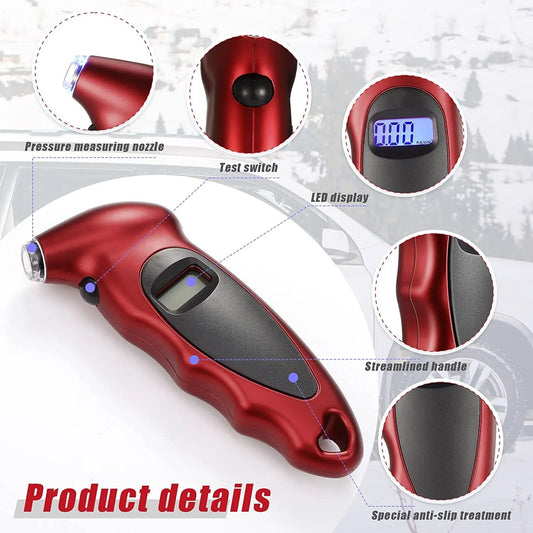 TG-8609 | High-Precision Digital Tire Pressure Gauge