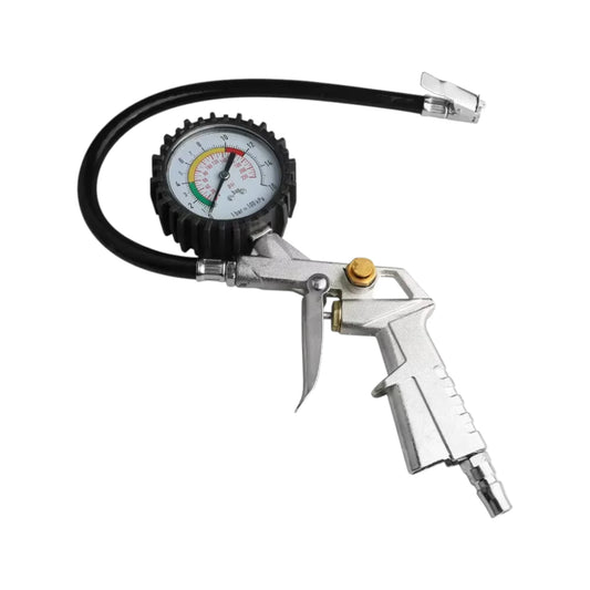 TG-QVA-5 | 3-in-1 Pistol Grip Tire Inflator Gauge with Pressure Bleeder