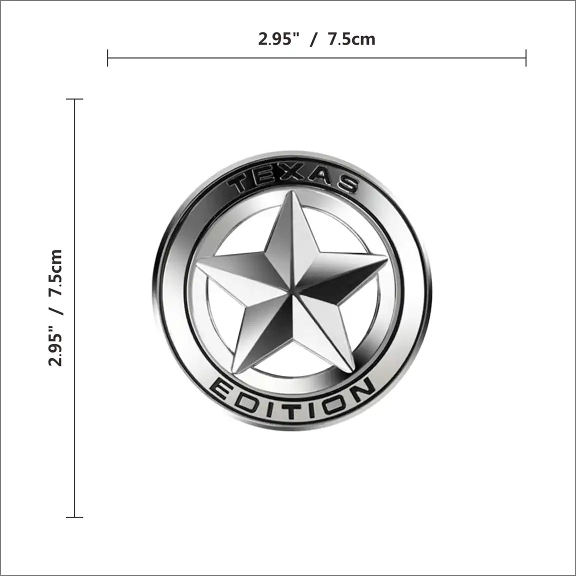 Texas Edition 3D Metal Emblem