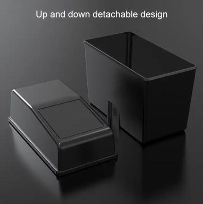 TRS-3R2114 Car Trash Can with Lid – Multi-Purpose ABS Garbage Bin