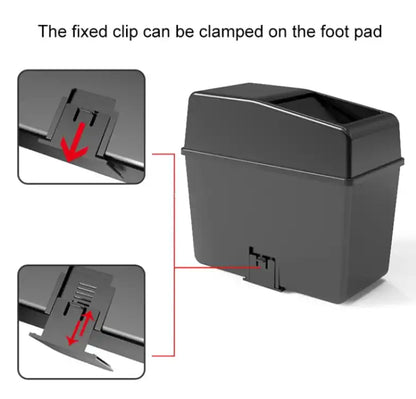 TRS-3R2114 Car Trash Can with Lid – Multi-Purpose ABS Garbage Bin