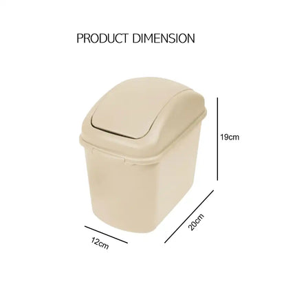 TRS-CAN Car Trash Can with Lid – Compact, Multi-Purpose Waste Bin
