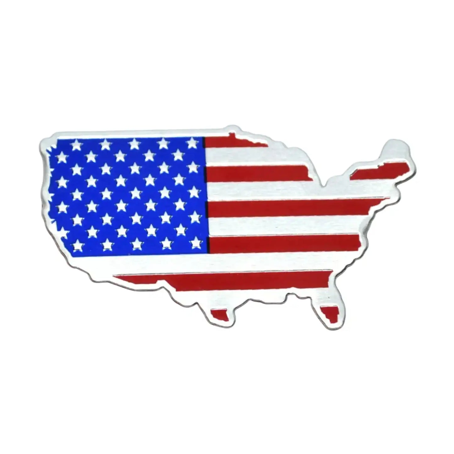 3D Car American Flag Sides Sticker – Universal Vehicle Emblem
