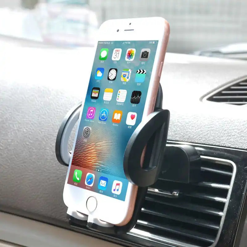 HLD-TEL-CD02 2-in-1 CD Slot & Air Vent Car Phone Holder – Compact, Adjustable, Universal Fit