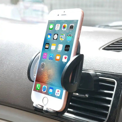 HLD-TEL-CD02 2-in-1 CD Slot & Air Vent Car Phone Holder – Compact, Adjustable, Universal Fit