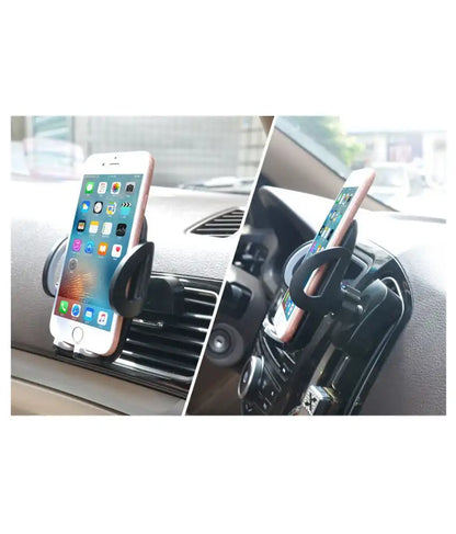 HLD-TEL-CD02 2-in-1 CD Slot & Air Vent Car Phone Holder – Compact, Adjustable, Universal Fit