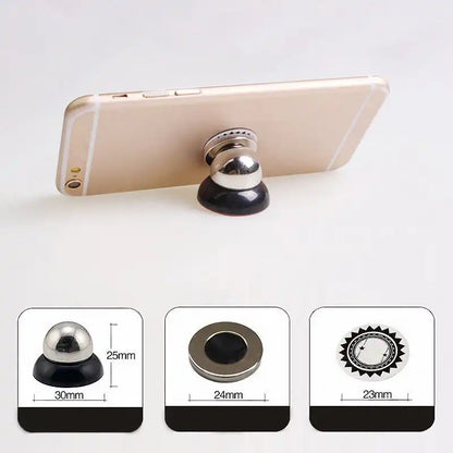 HLD-TEL-YK09 Generic Multifunctional Rotary Mobile Phone Holder – 360° Suction Mount (Universal Fit)