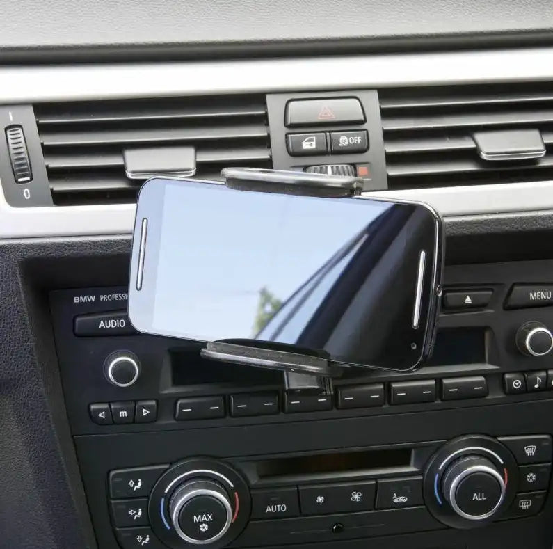 HLD-TEL-CD02 2-in-1 CD Slot & Air Vent Car Phone Holder – Compact, Adjustable, Universal Fit