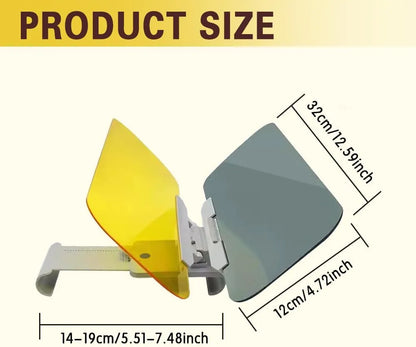 VISOR-HD | 2-in-1 Day & Night Anti-Glare Car Sun Visor Extension