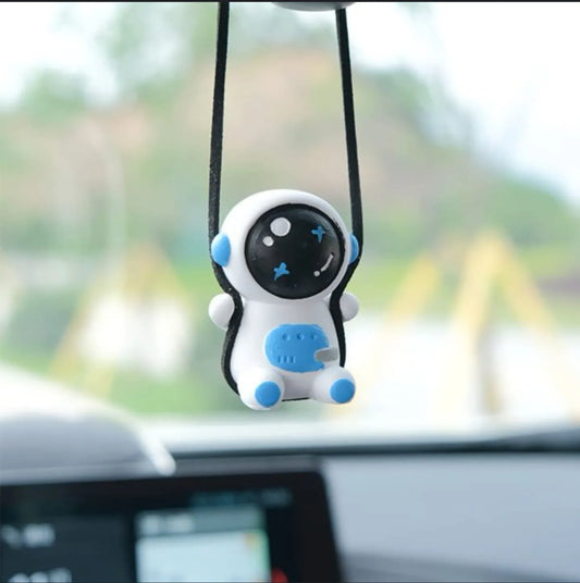 HNG-DCR-1 Swing Astronaut Car Pendant – Rear View Mirror Hanging Decoration